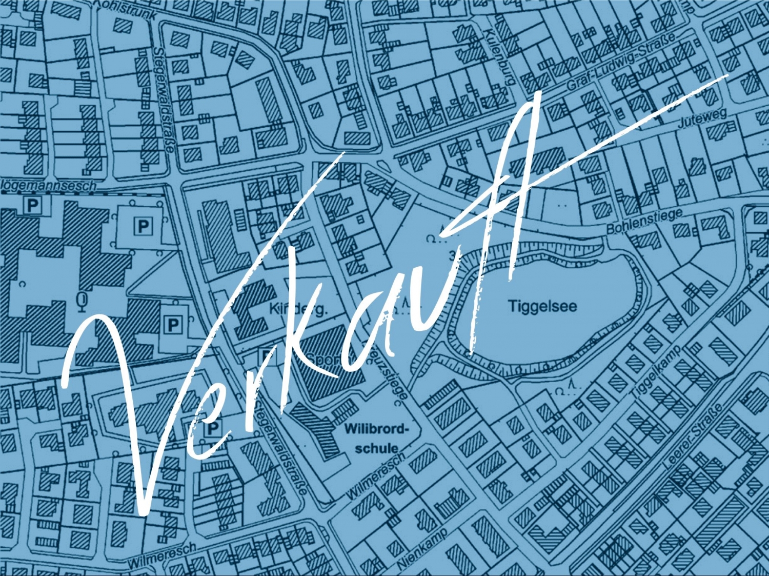 Grundstück in Steinfurt Burgsteinfurt – Luftbildaufnahme